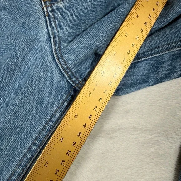 Carhartt B17 STW Mens 38x30 Relaxed Fit Straight Leg Denim Work Jeans Blue - Picture 5 of 13